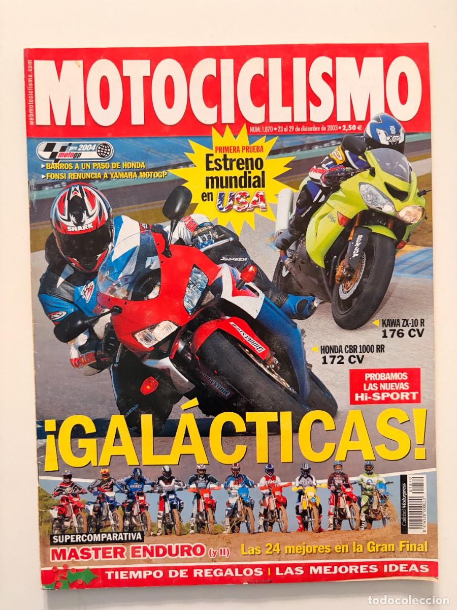 Coches y motocicletas: MOTOCICLISMO. N&ordm; 1870. DICIEMBRE 2003. ESTRENO MUNDIAL EN USA. MASTER ENDURO. LEER.