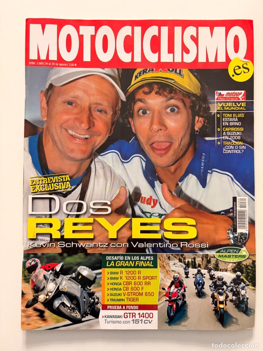 Coches y motocicletas: MOTOCICLISMO. N&deg; 2060. AGOSTO 2007. DOS REYES, KEVIN SCHWANTZ CON VALENTINO ROSSI.LEER