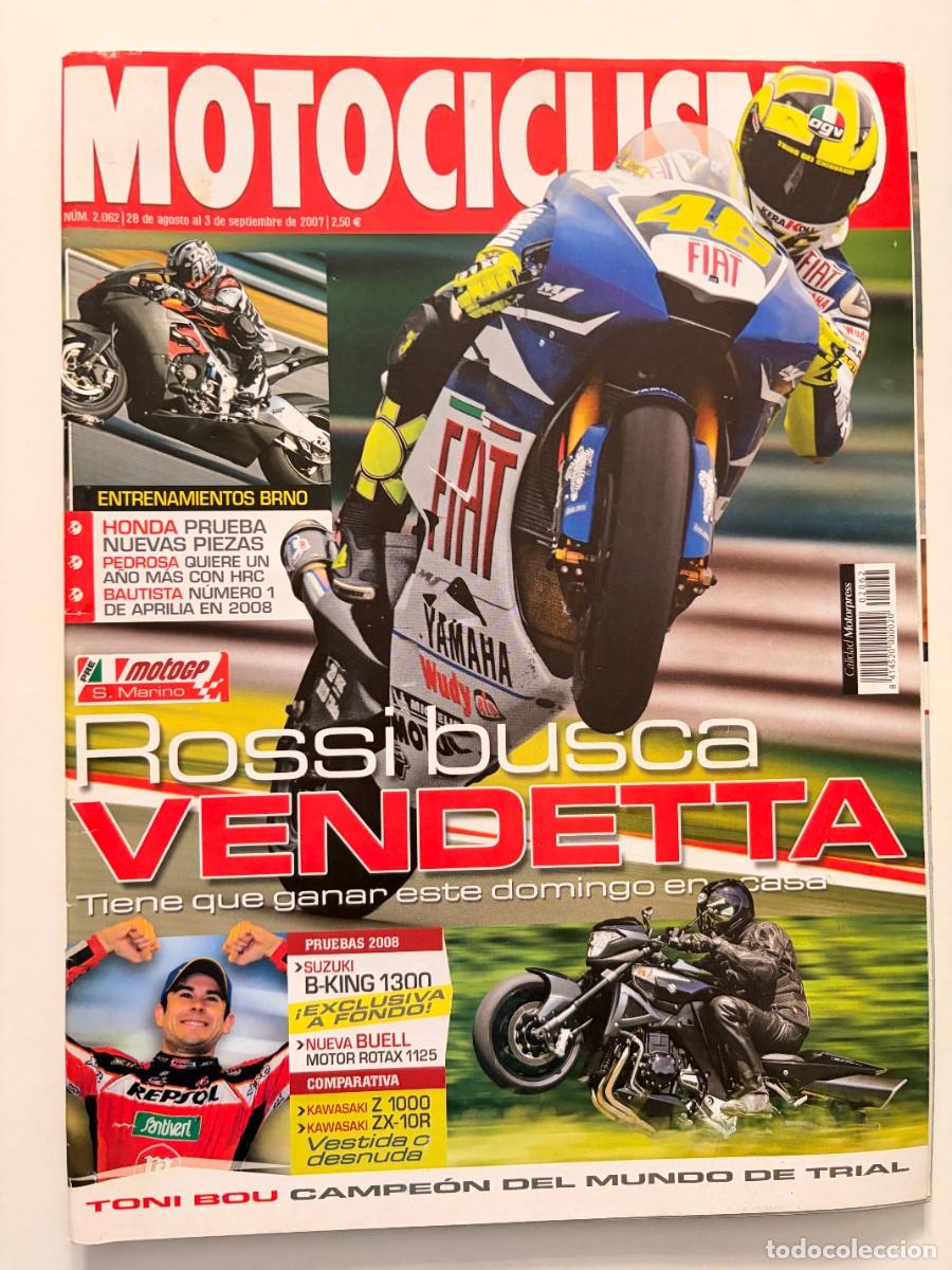 Coches y motocicletas: MOTOCICLISMO. N&deg; 2062. SEPTIEMBRE 2007. ROSSI BUSCA VENDETTA TIENE QUE GANAR ESTE DOMINGO.LEER