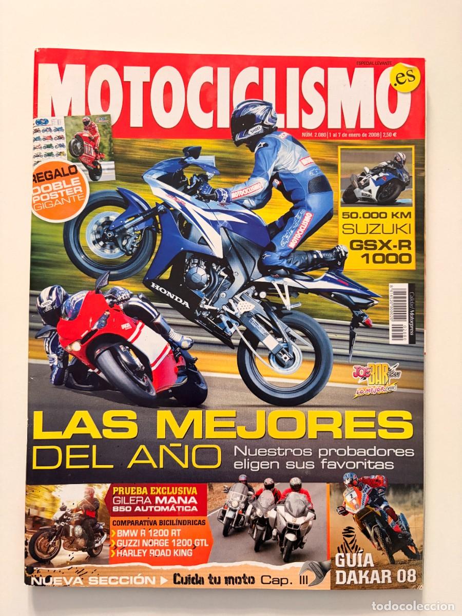 Coches y motocicletas: MOTOCICLISMO. N&deg; 2080. ENERO 2008. LAS MEJORES DEL A&Ntilde;O. SUZUKI GSX-R 1000. GU&Iacute;A DAKAR 08. LEER