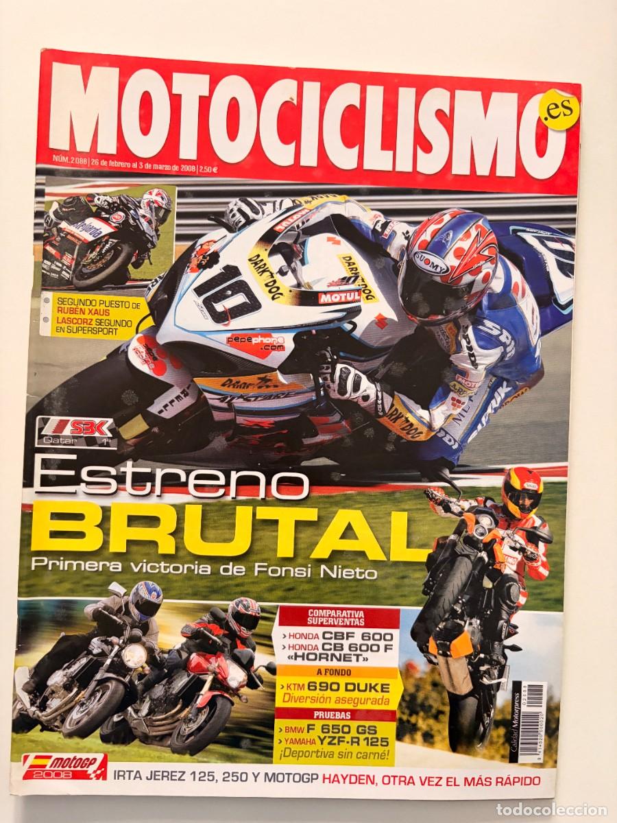 Coches y motocicletas: MOTOCICLISMO. N&deg; 2088. MARZO 2008. HONDA CBF 600. HONDA CB 600 H HORNET. KTM 690 DUKE. LEER