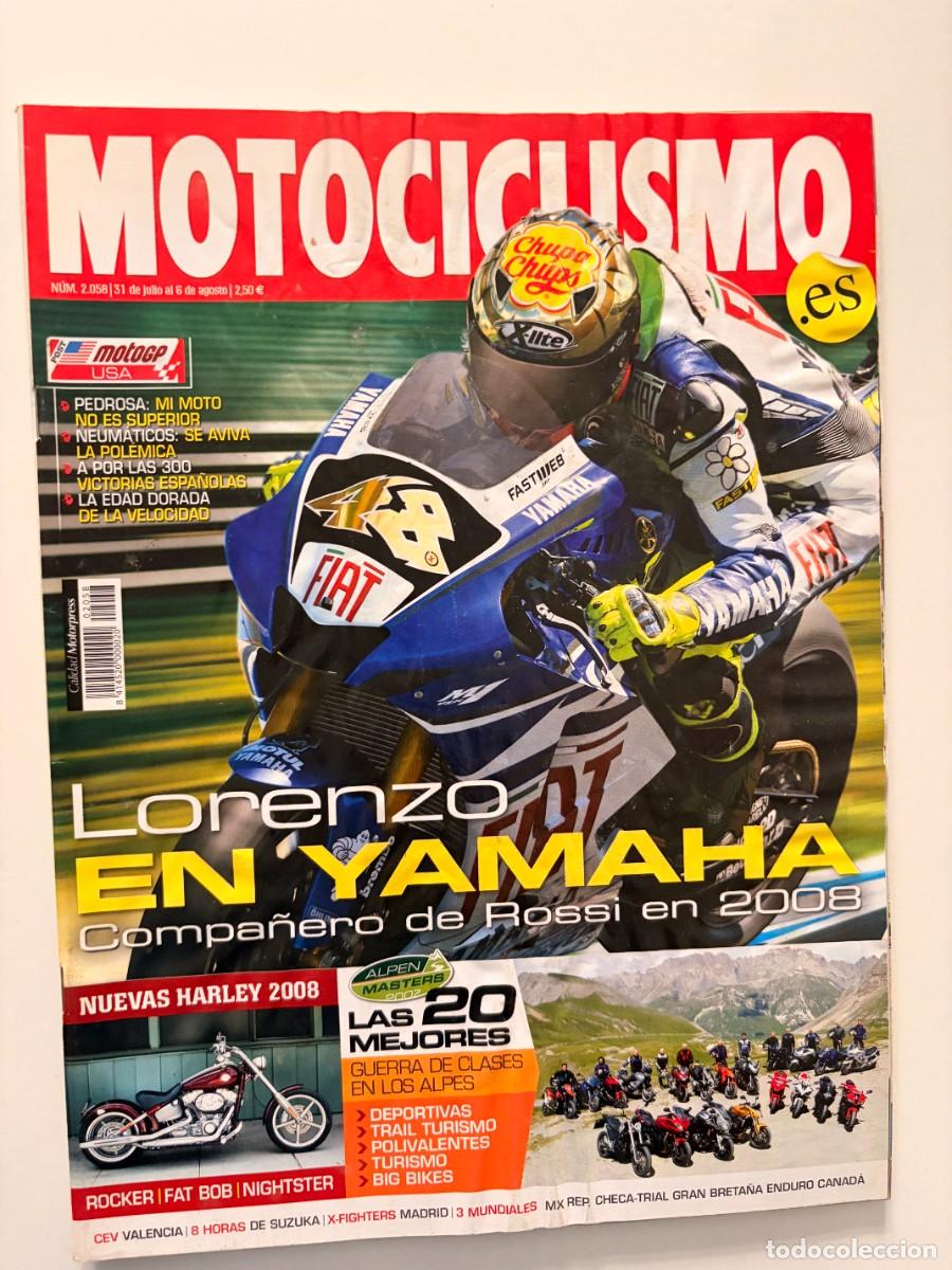 Coches y motocicletas: MOTOCICLISMO. N&ordm; 2058. JULIO. 2007. LORENZO EN YAMAHA, COMPA&Ntilde;ERO DE ROSSI. VICTORIAS ESPA&Ntilde;OLAS. LEER