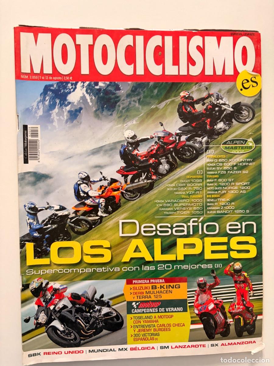 Coches y motocicletas: MOTOCICLISMO. N&ordm; 2059. AGOSTO. 2007. DESAFIO EN LOS ALPES. DUCATI 1098. SUZUKI GSX-R. BMW.. LEER.