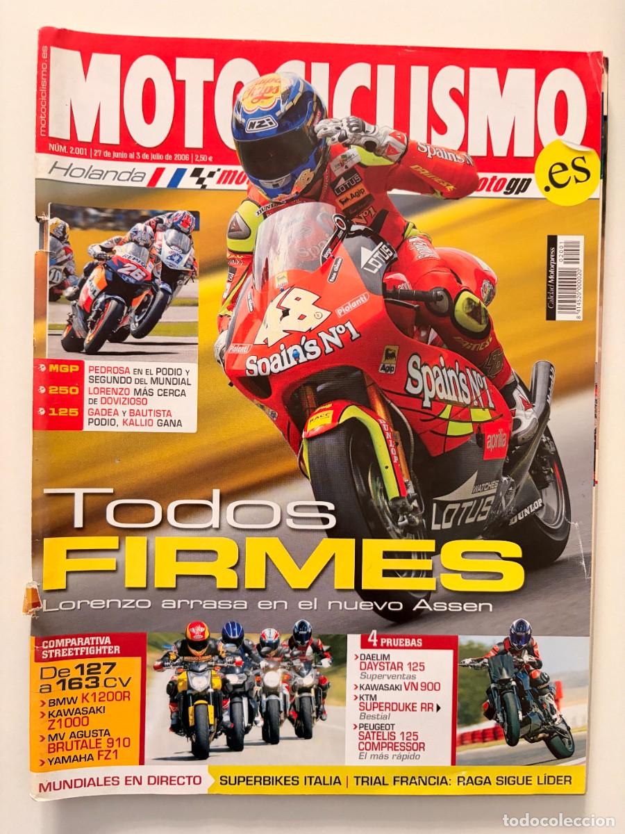 Coches y motocicletas: MOTOCICLISMO. N&deg; 2001. JUNIO 2006. DAELIM DAYSTAR 125. KAWASAKI VN 900. KTM SUPERDUKE RR. LEER