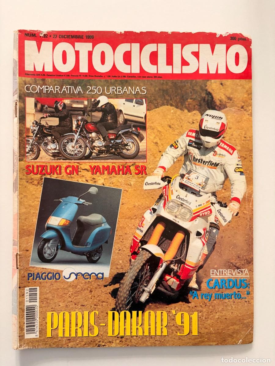 Coches y motocicletas: MOTOCICLISMO. N&ordm; 1192. DICIEMBRE 1990. PRUEBA: CAGIVA C-590. ENTREVISTA: BORIS MIRALLES. LEER