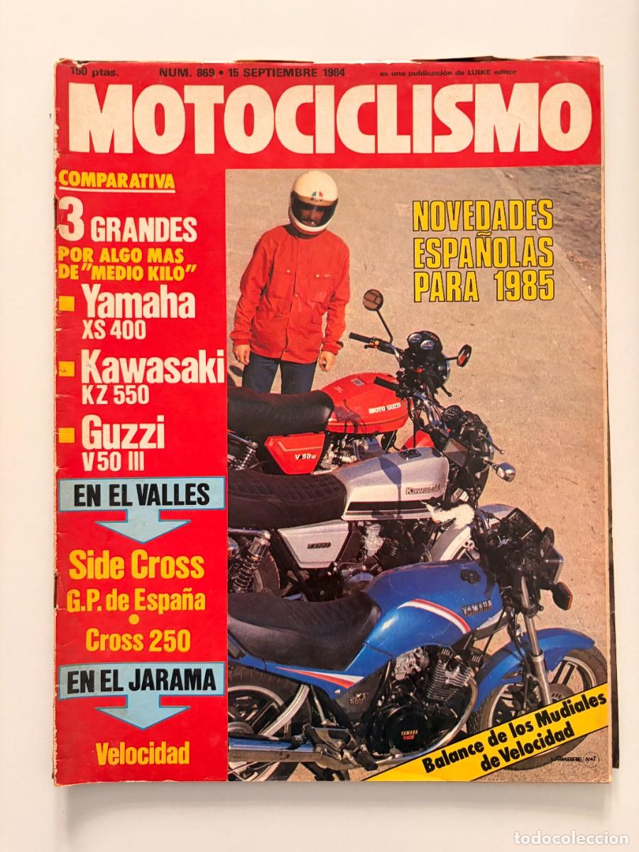 Coches y motocicletas: MOTOCICLISMO. N&deg; 869. SEPTIEMBRE 1984. TORMO VUELVE A CASA. G.P. DE ESPA&Ntilde;A DE SIDECROSS. LEER