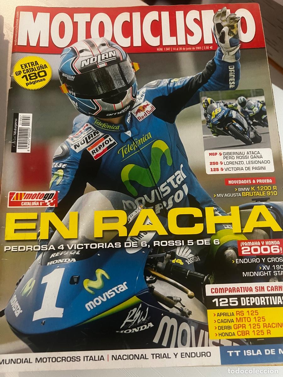 Coches y motocicletas: MOTOCICLISMO. N&ordm; 1947. JUNIO 2005. APRILIA RS 125. CAGIVA MITO 125. DERBI GPR 125 RACING. LEER