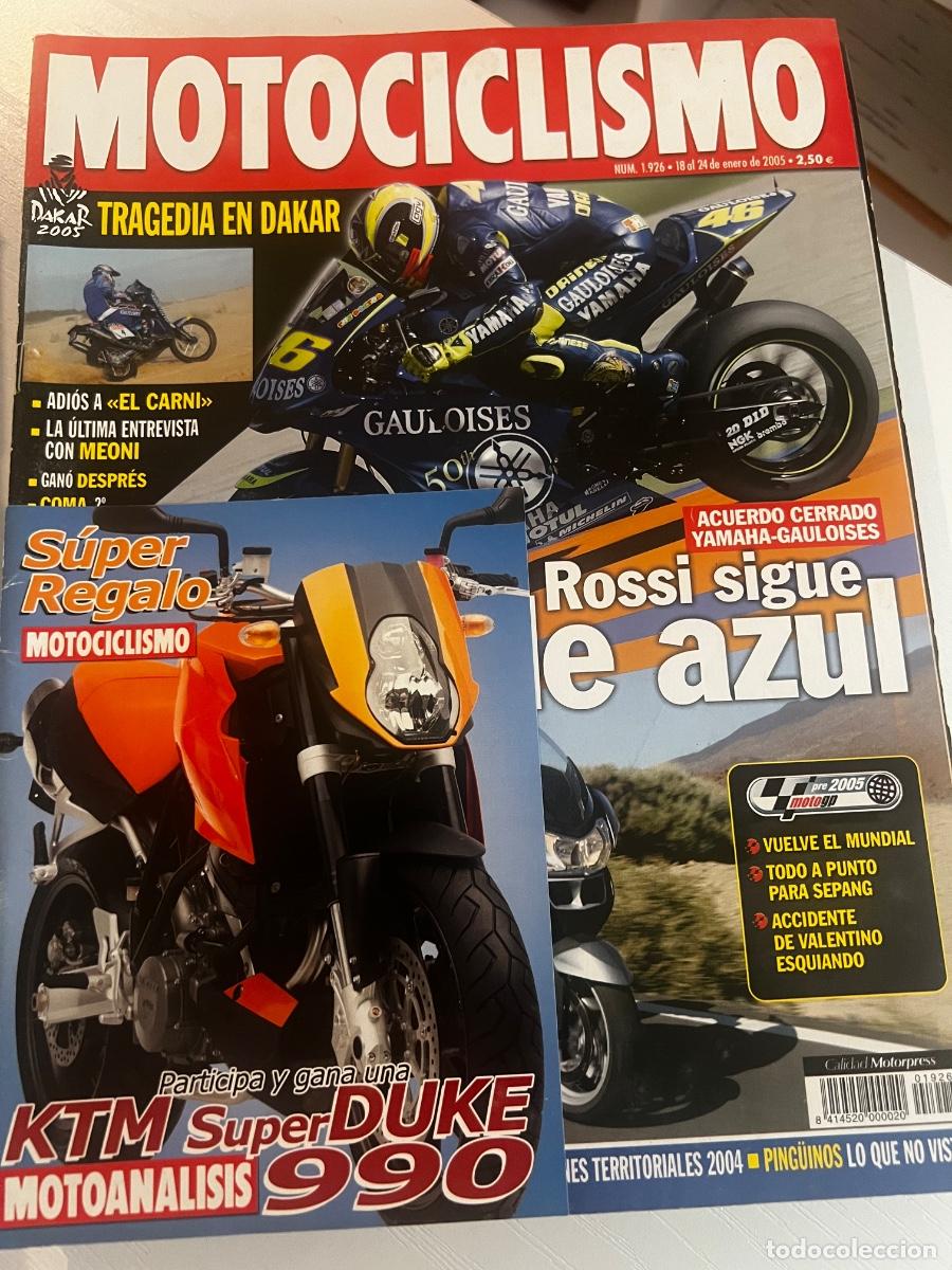 Coches y motocicletas: MOTOCICLISMO. N&ordm; 1926. ENERO 2005. DUCATI 749. BMW K 1200 ST. BMW R 1200 RT... LEER.
