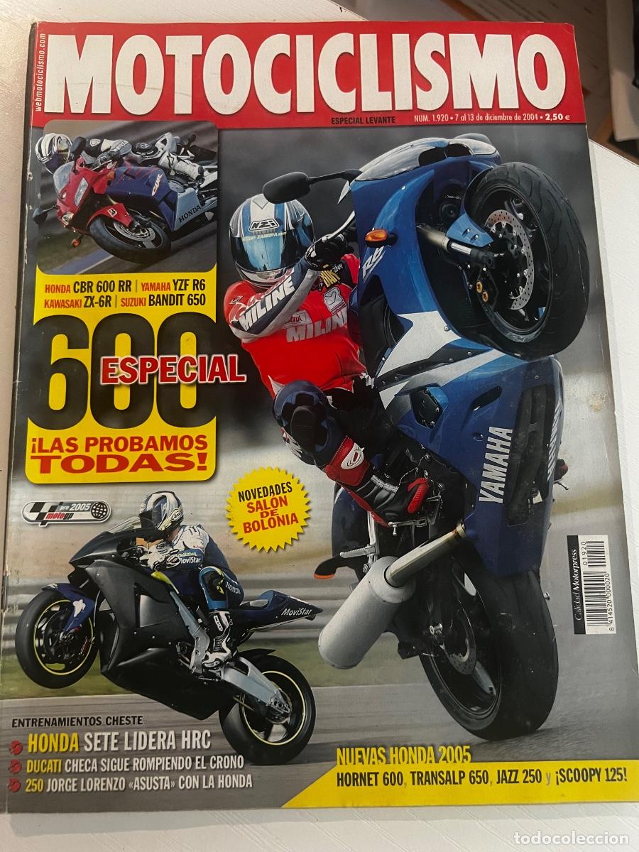 Coches y motocicletas: MOTOCICLISMO. N&ordm; 1920. DICIEMBRE 2004. PRUEBA: YAMAHA YZF-R6. PRESENTACI&Oacute;N: KAWASAKI ZX-6R. LEER