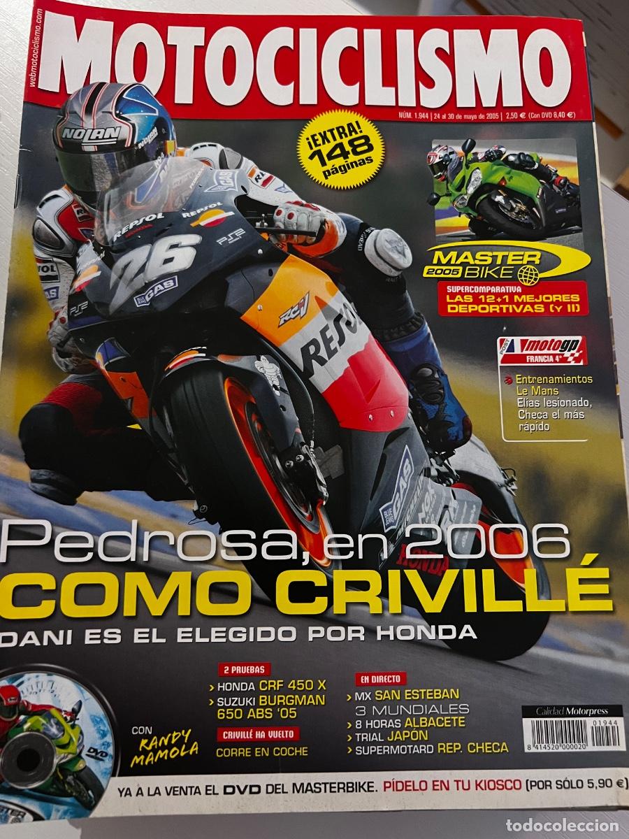 Coches y motocicletas: MOTOCICLISMO. N&ordm; 1944. MAYO 2005. HONDA CRF 450 X. SUZUKI BURGMAN 650 ABS '05 . LEER