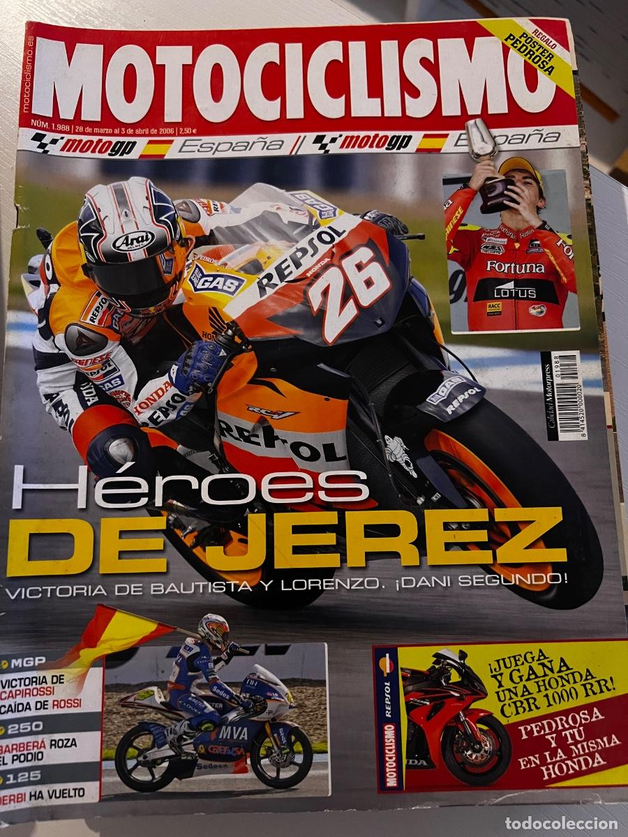 Coches y motocicletas: MOTOCICLISMO. N&deg; 1988. ABRIL 2006. BMW K 1200 GT. BMW R 1200 GS ADVENTURE. TRIUMPH DAYTONA. LEER