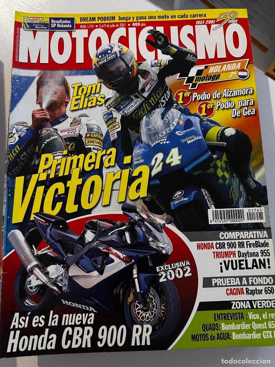 Coches y motocicletas: MOTOCICLISMO. N&deg; 1741. JULIO 2001. TONI EL&Iacute;AS, PRIMERA VICTORIA. PODIO DD ALZAMORA. LEER.