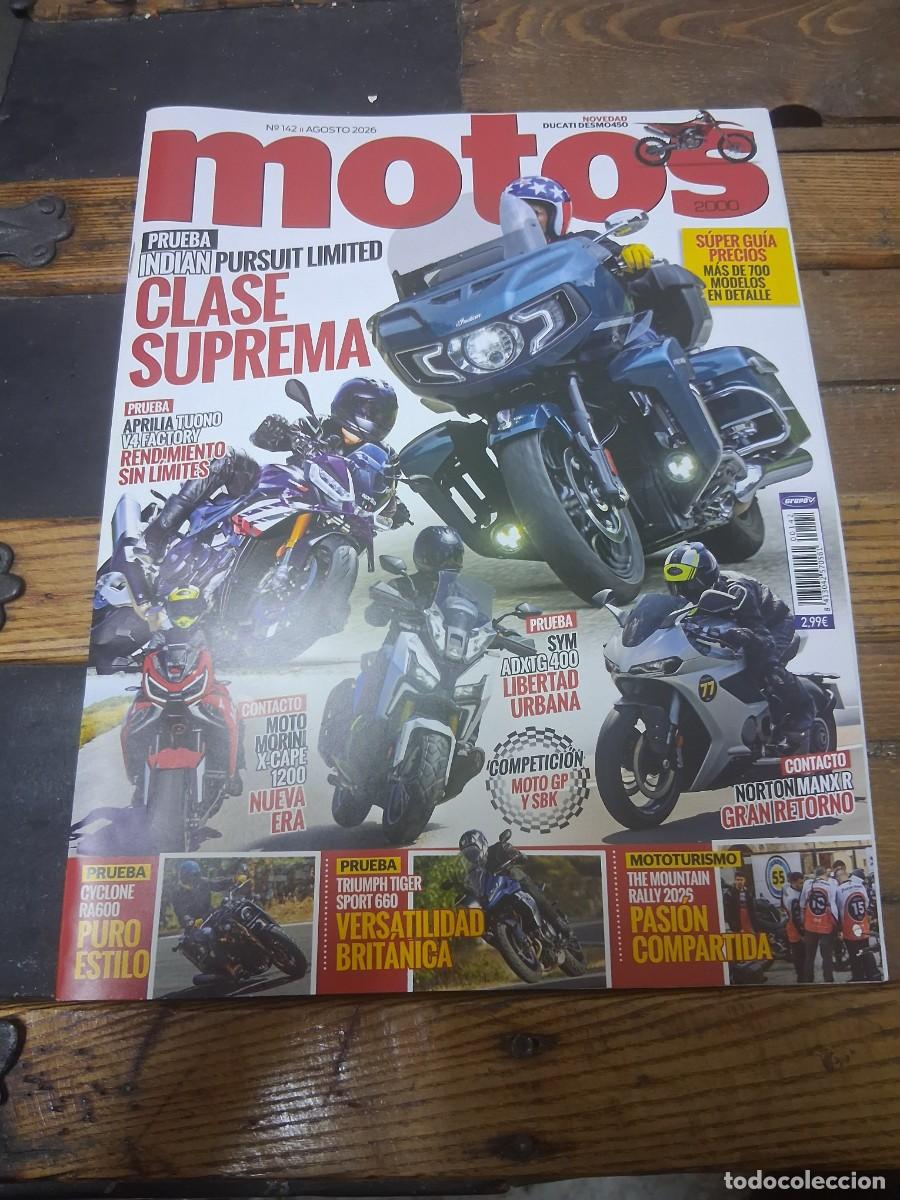 Coches y motocicletas: Revista motos 2000 142 Ducati SR2 Monster Morini X Cape 1200 Triumph Tiger