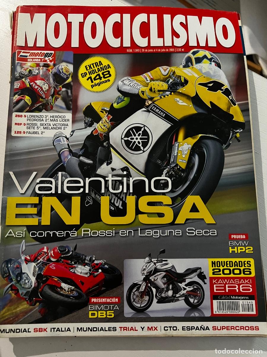 Coches y motocicletas: MOTOCICLISMO. N&deg; 1949. JUNIO 2005. VALENTINO EN USA, AS&Iacute; CORRER&Aacute; ROSSI EN LAGUNA SECA.