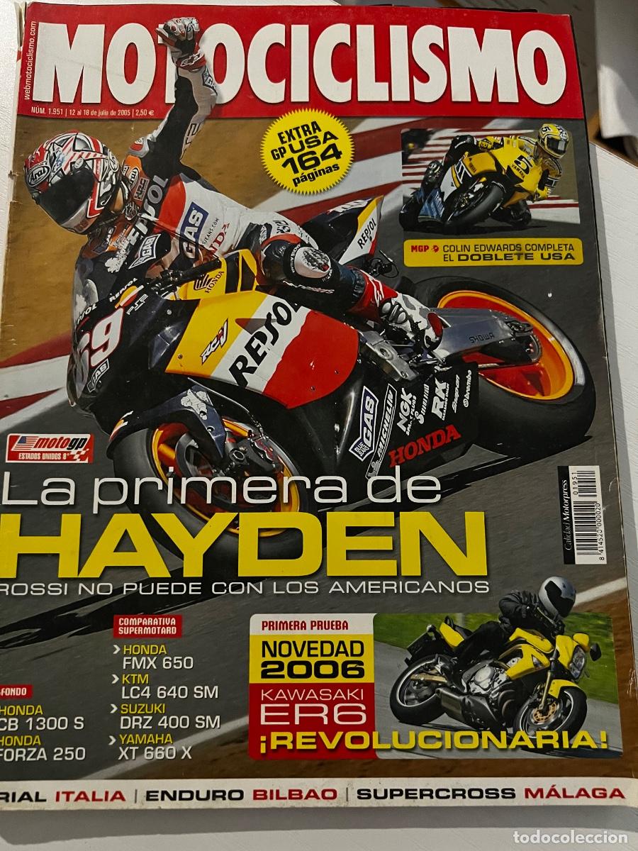 Carros e motociclos: MOTOCICLISMO. N&ordm; 1951. JULIO 2005. HONDA CB 1300 S. HONDA FORZA 250. HONDA FMX 650. LEER