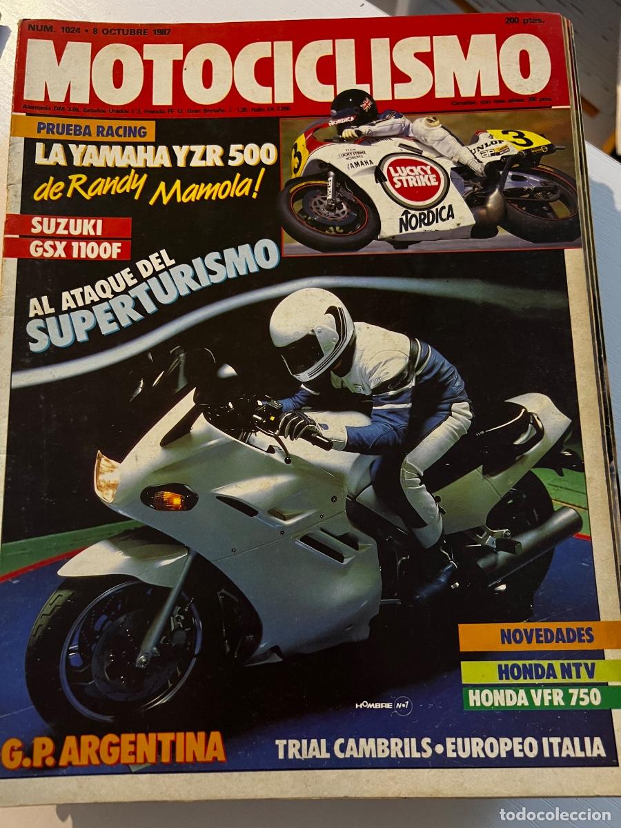 Coches y motocicletas: MOTOCICLISMO. N&deg; 1024. OCTUBRE 1987. LA YAMAHA YZR 500. G.P. ARGENTINA. TRIAL CANBRILS. LEER