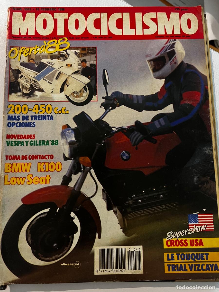 Coches y motocicletas: MOTOCICLISMO. N&ordm; 1043. A&Ntilde;O 1988. BMW K-100 LOW SEAT. CAGIVA Y APRILIA EN JEREZ. II PRUEBA ... LEER.