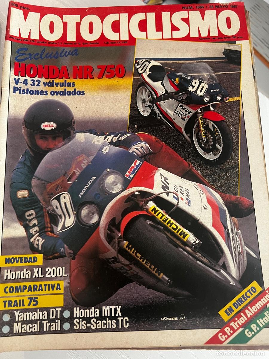 Coches y motocicletas: MOTOCICLISMO. N&ordm; 1005. MAYO 1987. PRUEBA: HONDA NR 750. ENTREVISTA:EDUARDO COTS. G.P.ALEMANI.. LEER