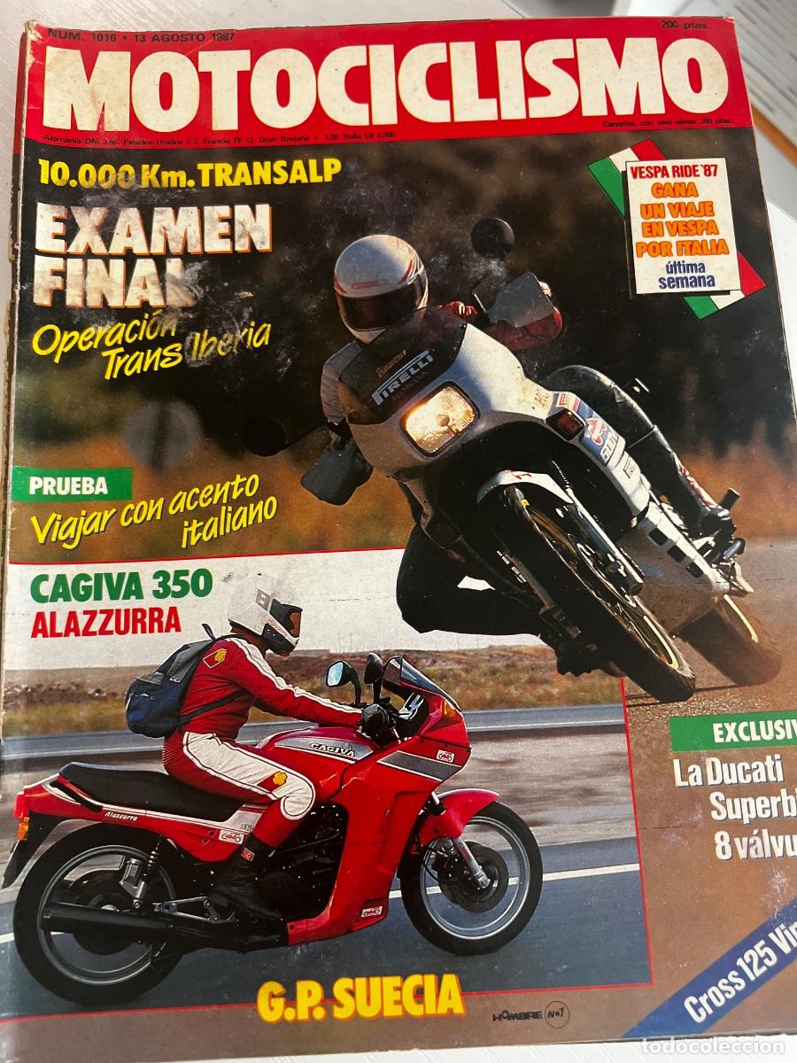 Coches y motocicletas: MOTOCICLISMO. N&deg; 1016. AGOSTO 1987. VIAJAR CON ACENTO ITALIANO. G.P. SUECIA. CROSS 125 VINROMA. LEER