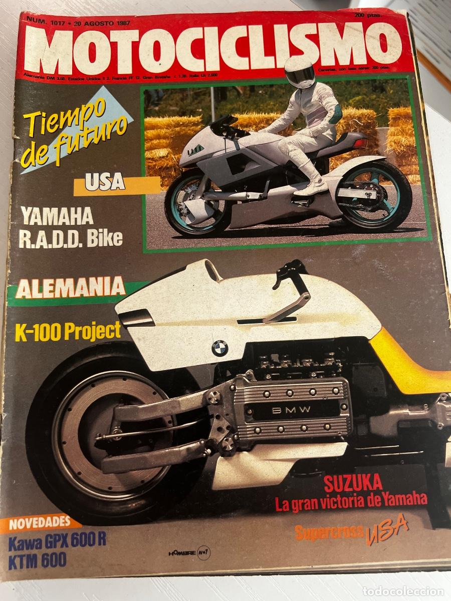 Coches y motocicletas: MOTOCICLISMO. N&deg; 1017. AGOSTO 1987. SUZUKA LA GRAN VICTORIA DE YAMAHA. SUPERCROSS USA. LEER