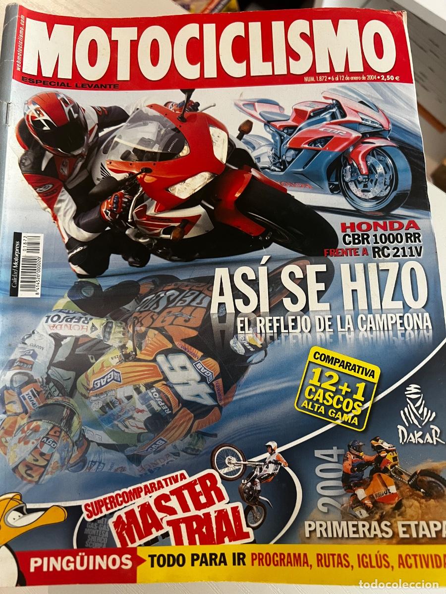 Coches y motocicletas: MOTOCICLISMO. N&ordm; 1872. ENERO 2004. HONDA CBR 1000 RR FRENTE A RC 211V. MASTER TRIAL. DAKAR... LEER.