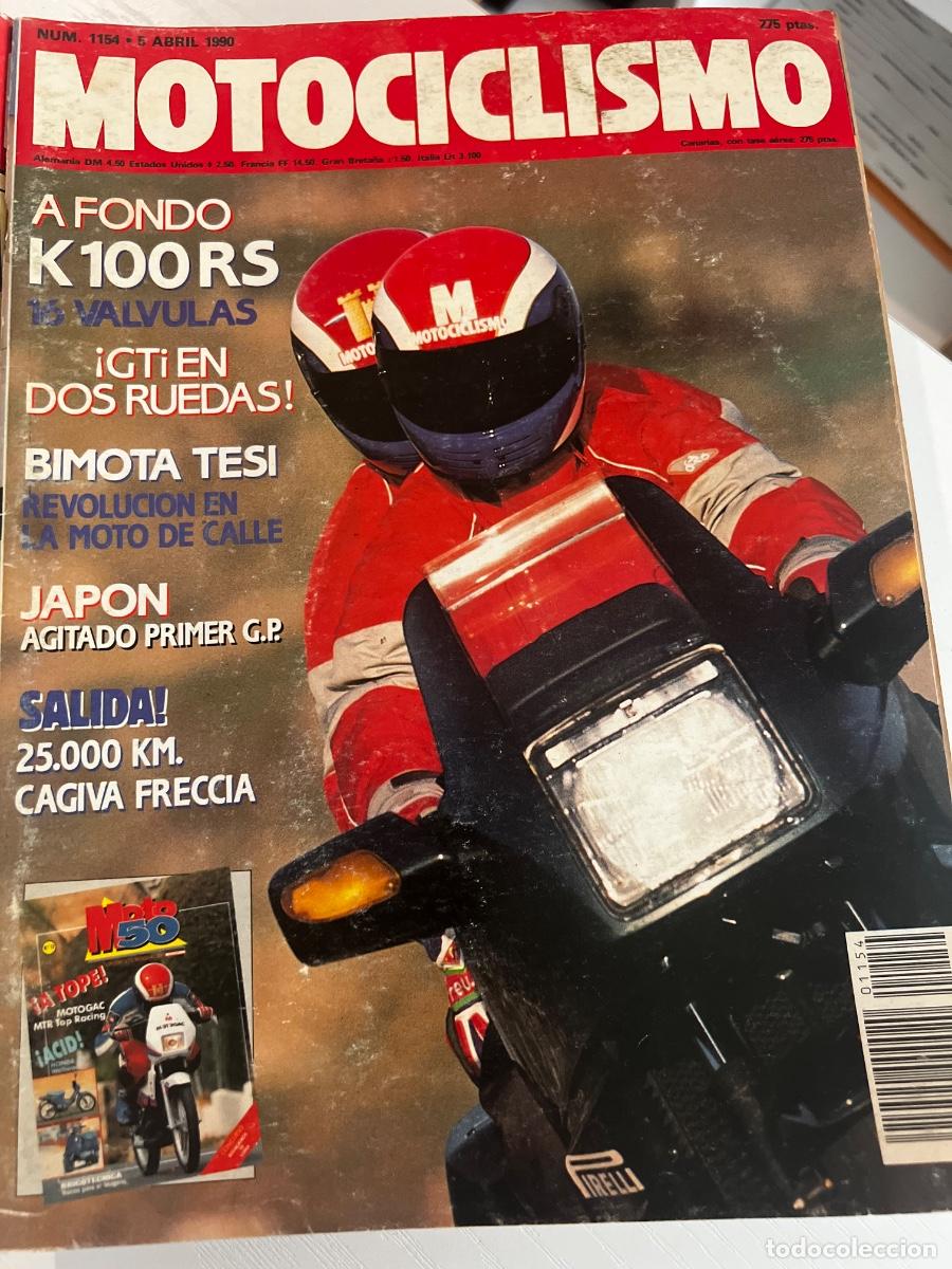 Coches y motocicletas: MOTOCICLISMO. N&deg; 1154. ABRIL 1990. A FONDO K100 RS. BIMOTA TESI. REVOLUCI&Oacute;N EN LA MOTO DE CALLE.LEER