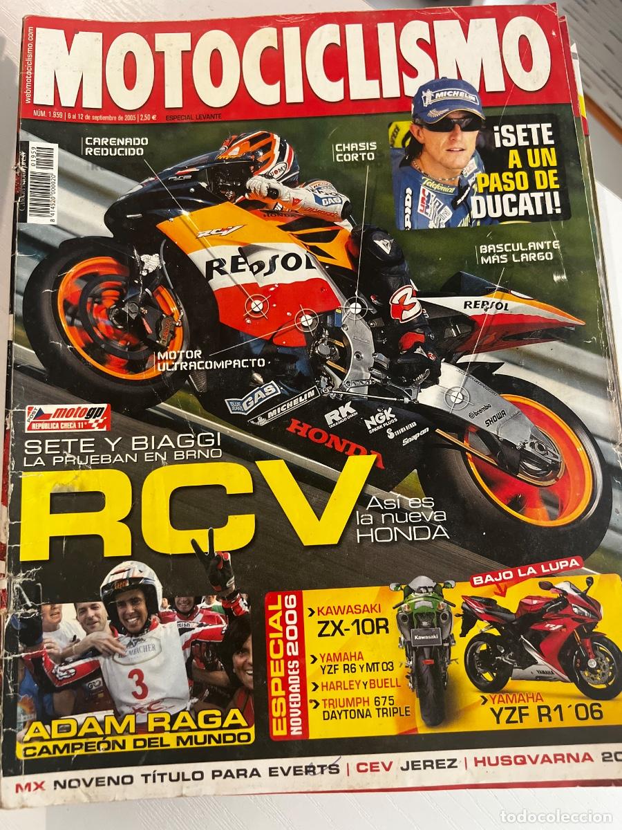 Coches y motocicletas: MOTOCICLISMO. N&ordm; 1959. SEPTIEMBRE 2005. KAWASAKI ZX-10R. YAMAHA YZF R6 Y MT 03. LEER