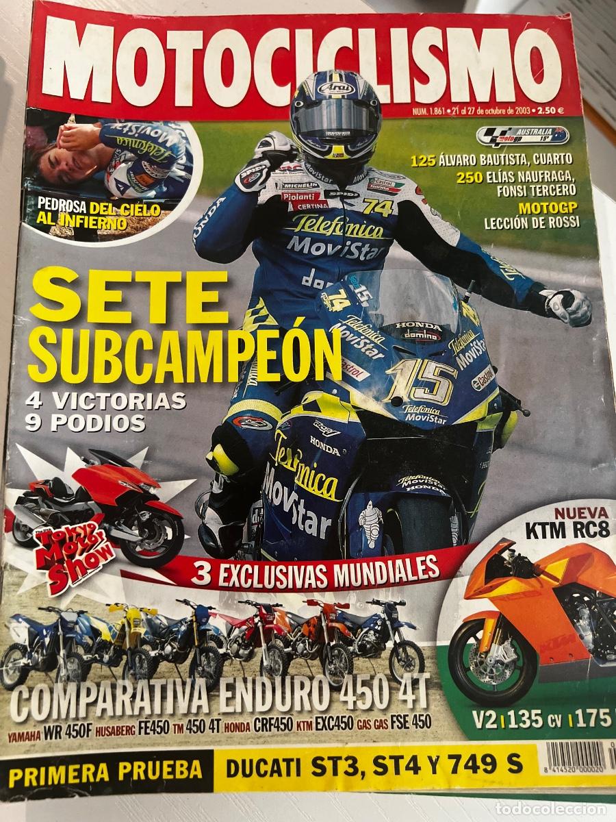 Coches y motocicletas: MOTOCICLISMO. N&ordm; 1861. NOVIEMBRE 2003. PRUEBA: DUCATI ST3, ST4 Y 749S. SAL&Oacute;N DE TOKIO..... LEER.