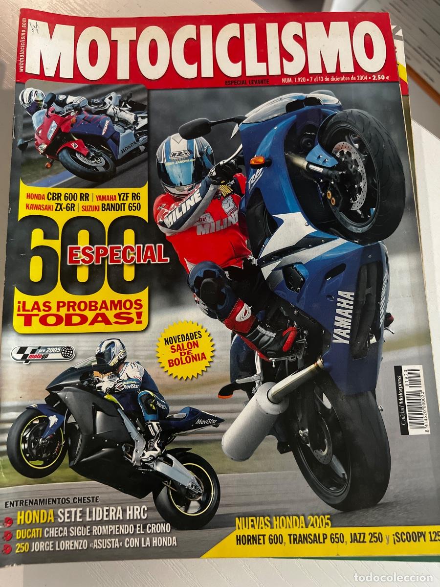Coches y motocicletas: MOTOCICLISMO. N&ordm; 1920. DICIEMBRE 2004. PRUEBA: YAMAHA YZF-R6. PRESENTACI&Oacute;N: KAWASAKI ZX-6R. LEER