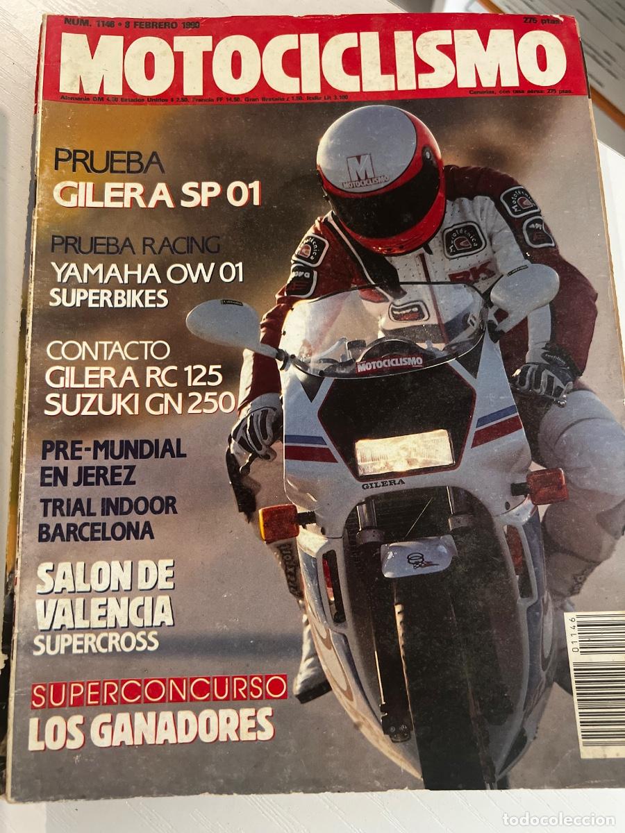 Coches y motocicletas: MOTOCICLISMO. N&ordm; 1146. A&Ntilde;O 1990. PRUEBA : GILERA SP 01. YAMAHA OW 01 SUPERBIKES. PRE-MUNDIAL.. LEER.