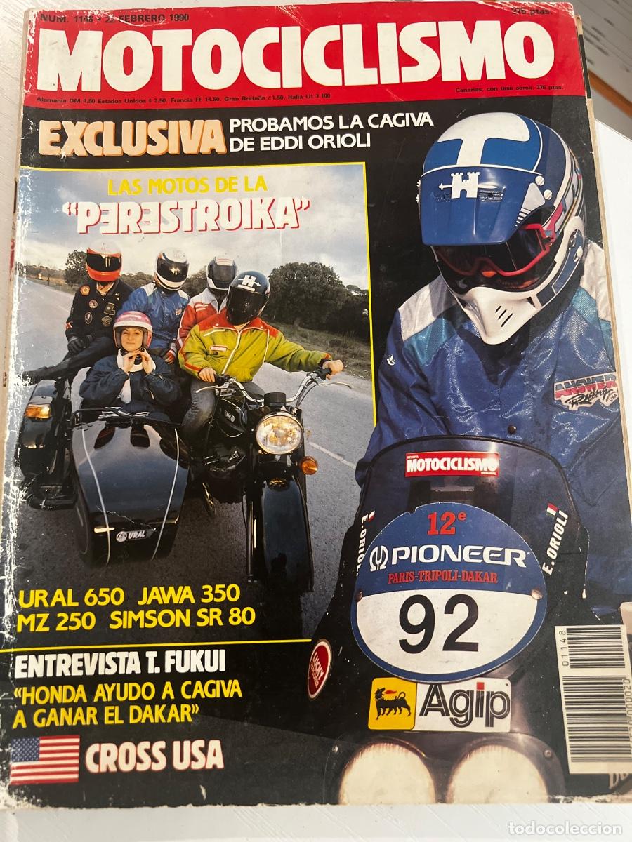 Coches y motocicletas: MOTOCICLISMO. N&ordm; 1148. A&Ntilde;O 1990. CAGIVA PARA-DAKAR. GILERA SP01. CARD&Uacute;S Y LA NSR 250. JULI&Aacute;N... LEER