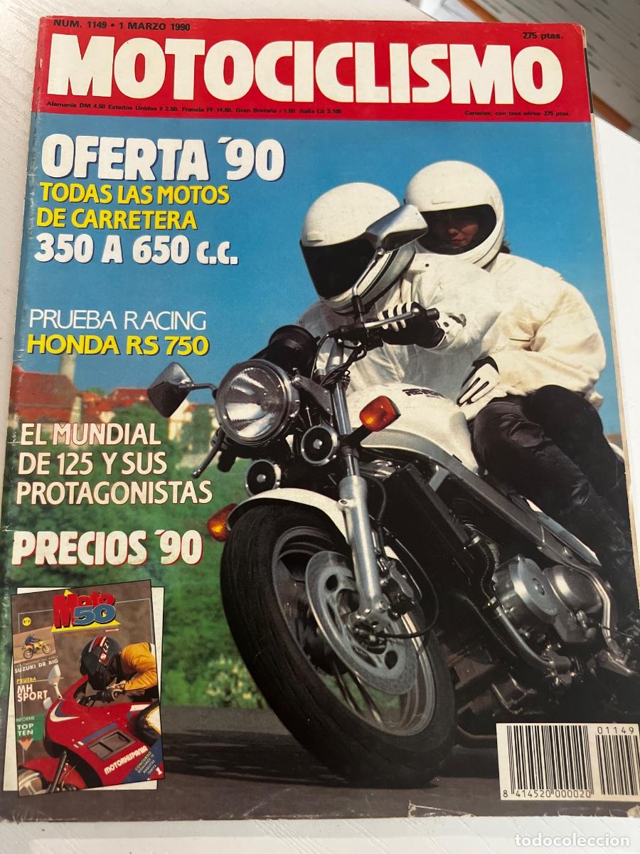 Coches y motocicletas: MOTOCICLISMO. N&ordm; 1149. A&Ntilde;O 1990. PRUEBA RACING : HONDA RS 750. EL MUNDIAL DE 125. CROSS 250... LEER.