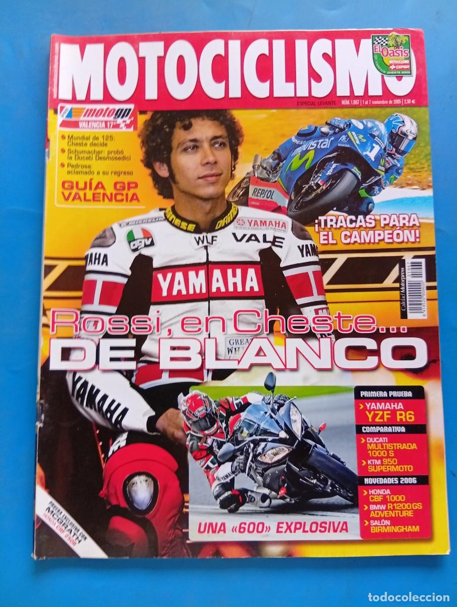 Coches y motocicletas: MOTOCICLISMO. N&ordm; 1967. A&Ntilde;O 2005. PRUEBA: HYOSUNG GV 650 AQUILA. ENTREVISTA: JOS&Eacute; ANTONIO... LEER
