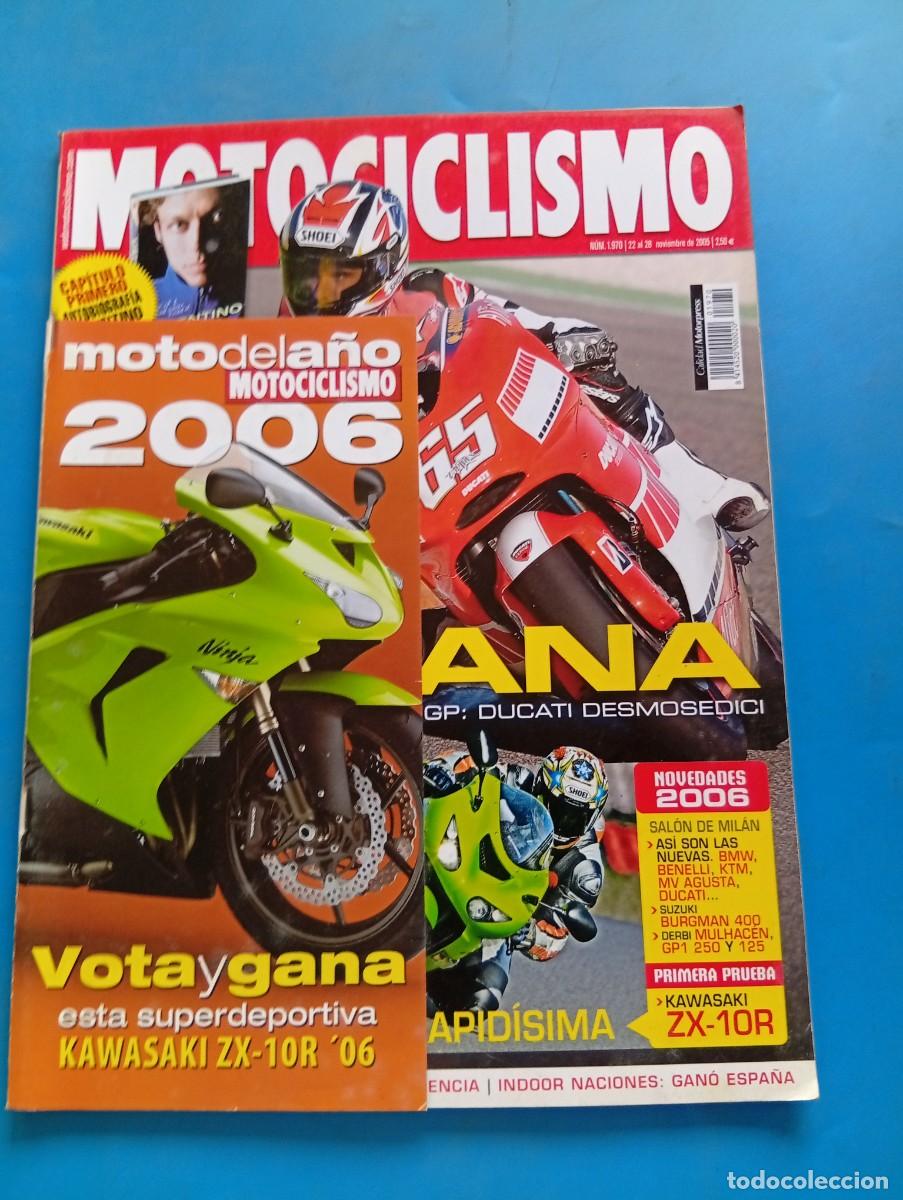 Coches y motocicletas: MOTOCICLISMO. N&ordm; 1970. NOVIEMBRE 2005. KAWASAKI ZX-10R. DUCATI GP 5 DESMOSEDICI..... LEER