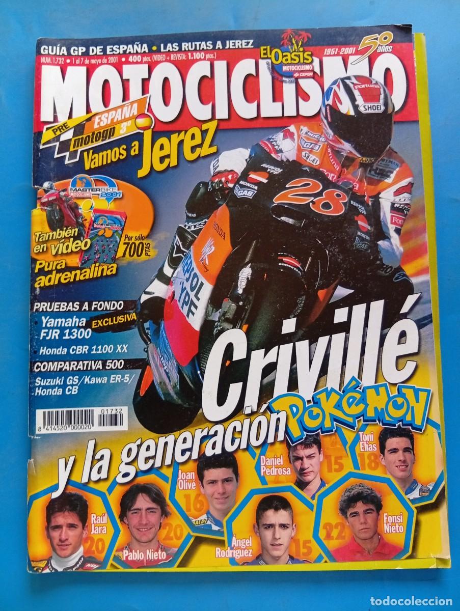 Coches y motocicletas: MOTOCICLISMO. N&ordm; 1732. A&Ntilde;O 2001. PRUEBA: YAMAHA FJR 1300. HONDA CBR 1100 XX. COMP: SUZUKI GS 5. LEER