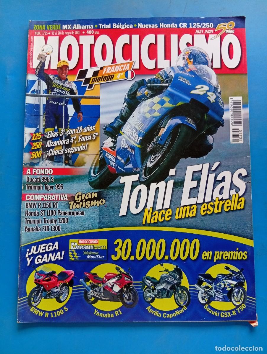 Coches y motocicletas: MOTOCICLISMO. N&ordm; 1735. A&Ntilde;O 2001. COMPARATIVA : BMW R 1150 RT. HONDA ST 1100. YAMAHA FJR 1300... LEER