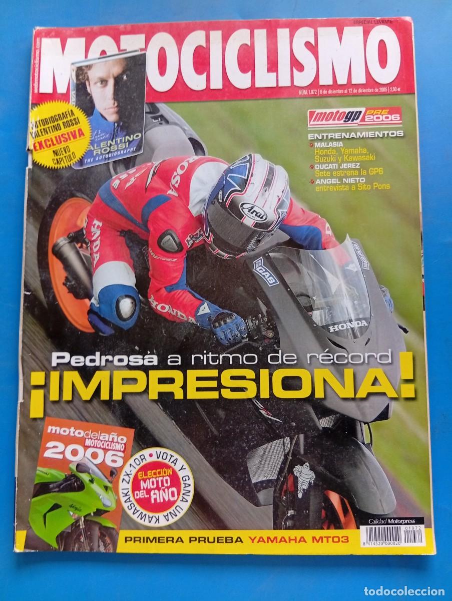Coches y motocicletas: MOTOCICLISMO. N&ordm; 1972. DICIEMBRE 2005. YAMAHA MT-03. KAWASAKI ZX-10R. ENTREVISTA A SITO PONS... LEER