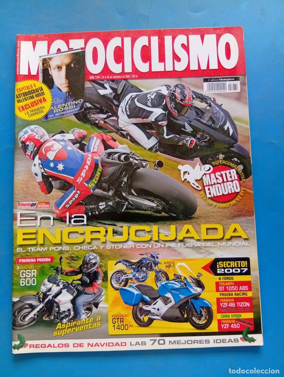 Coches y motocicletas: MOTOCICLISMO. N&ordm; 1974. DICIEMBRE 2005. TRIUMPH ST 1050 ABS. YAMAHA YZF-R6 TIZON. YAMAHA YZF 450.LEER