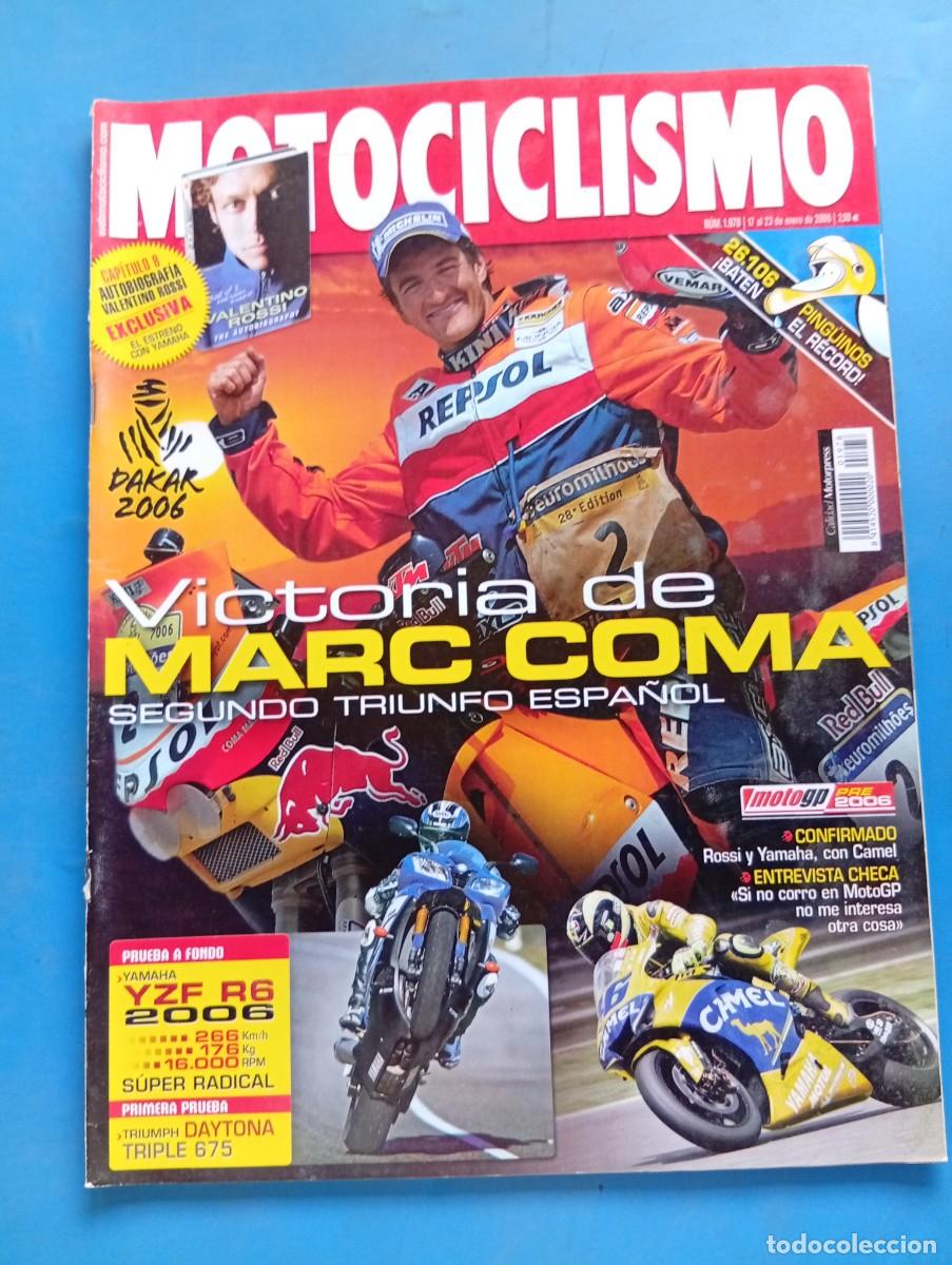 Coches y motocicletas: MOTOCICLISMO. N&ordm; 1978. ENERO 2006. TRIUMPH DAYTONA TRIPLE 675. YAMAHA YZF-R6R.... LEER.