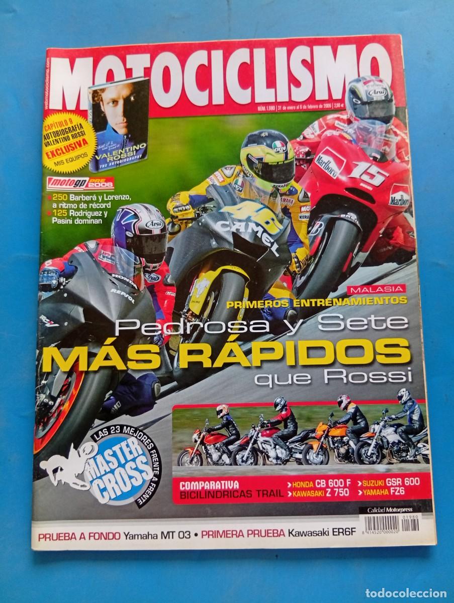 Coches y motocicletas: MOTOCICLISMO. N&ordm; 1980. FEBRERO 2006. HONDA CB 600 F. KAWASAKI Z 750. SUZUKI GSR 600.... LEER.
