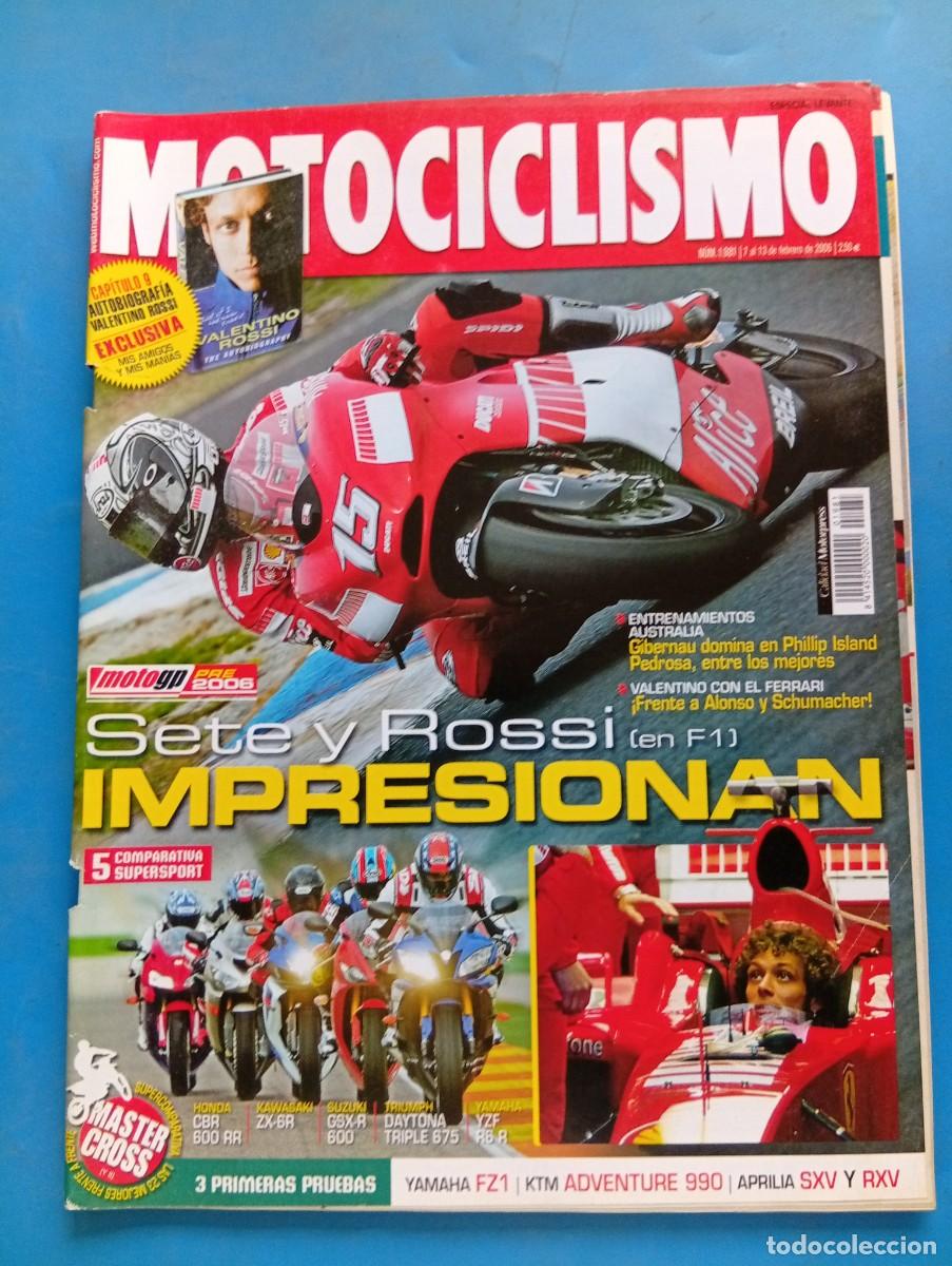 Coches y motocicletas: MOTOCICLISMO. N&ordm; 1981. FEBRERO 2006. KAWASAKI ZX-6R. SUZUKI GSX-R 600. TRIUMPH DAYTONA TRIPLE. LEER.