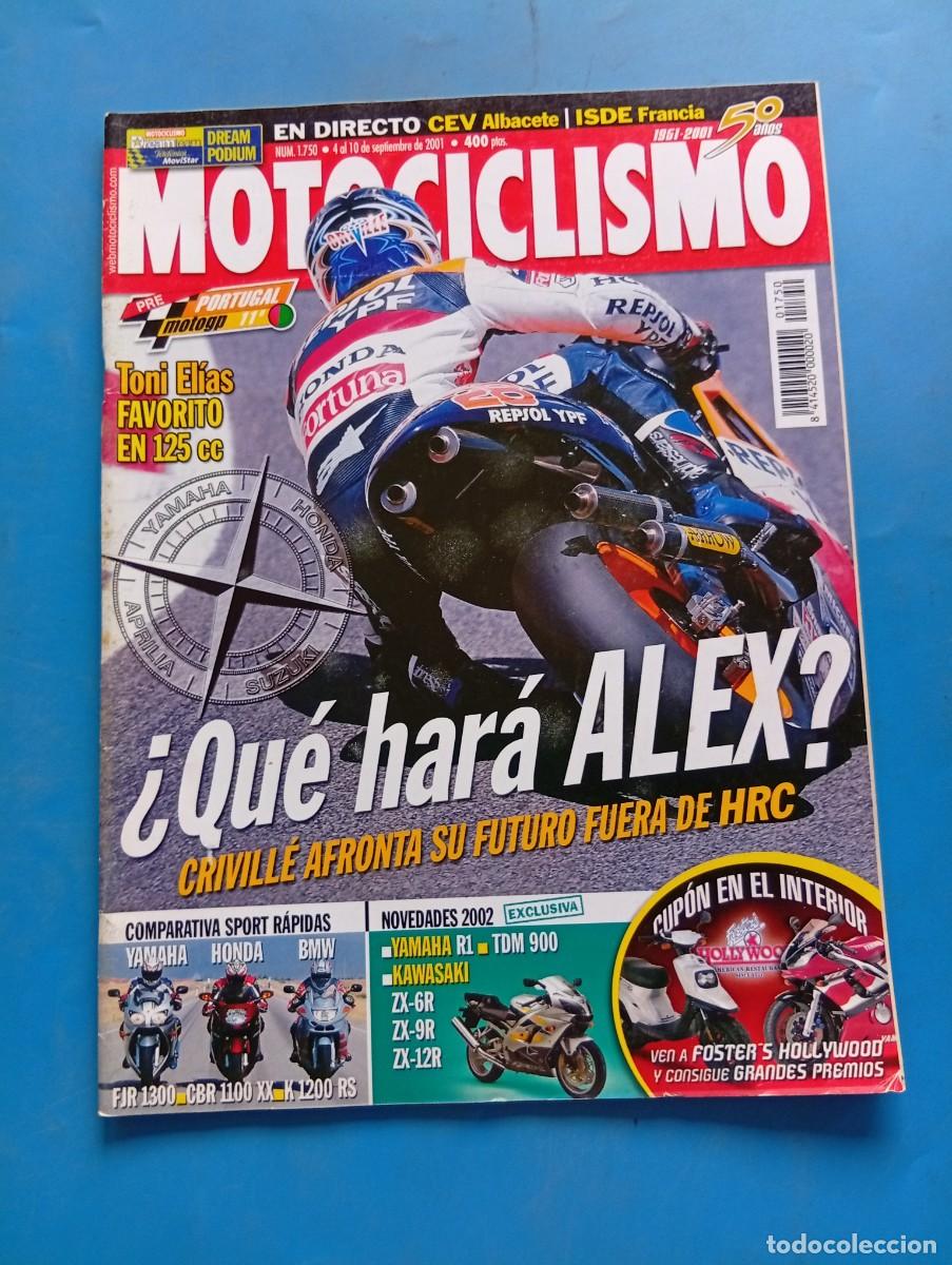 Voitures et Motocyclettes: MOTOCICLISMO. N&ordm; 1750. SEPTIEMBRE 2001. PRUEBA COMPARATIVA: HONDA CBR 1100 XX vs BMW K 1200 RS..LEER