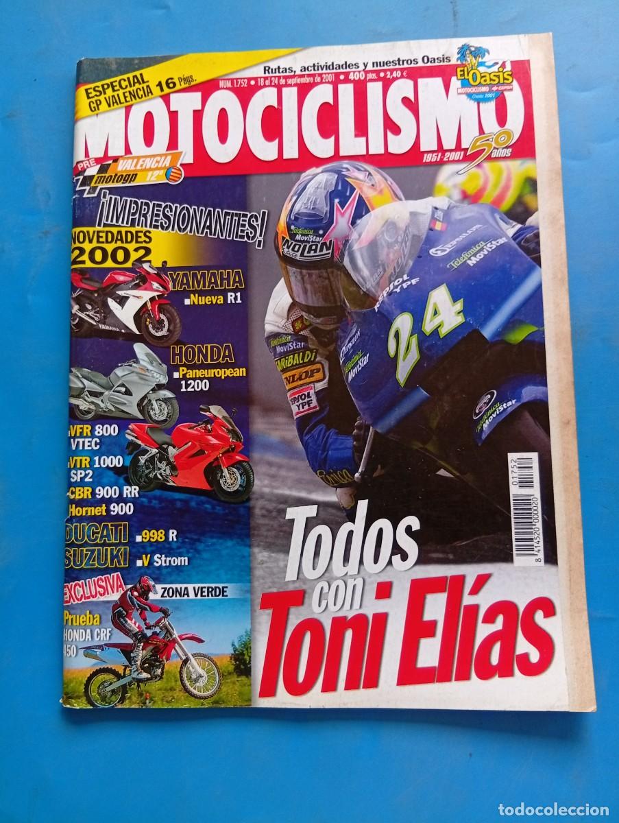 Coches y motocicletas: MOTOCICLISMO. N&ordm; 1752. SEPTIEMBRE 2001. PRUEBA: HONDA CRF 450 F. PRE GRAN PREMIO DE VALENCIA... LEER