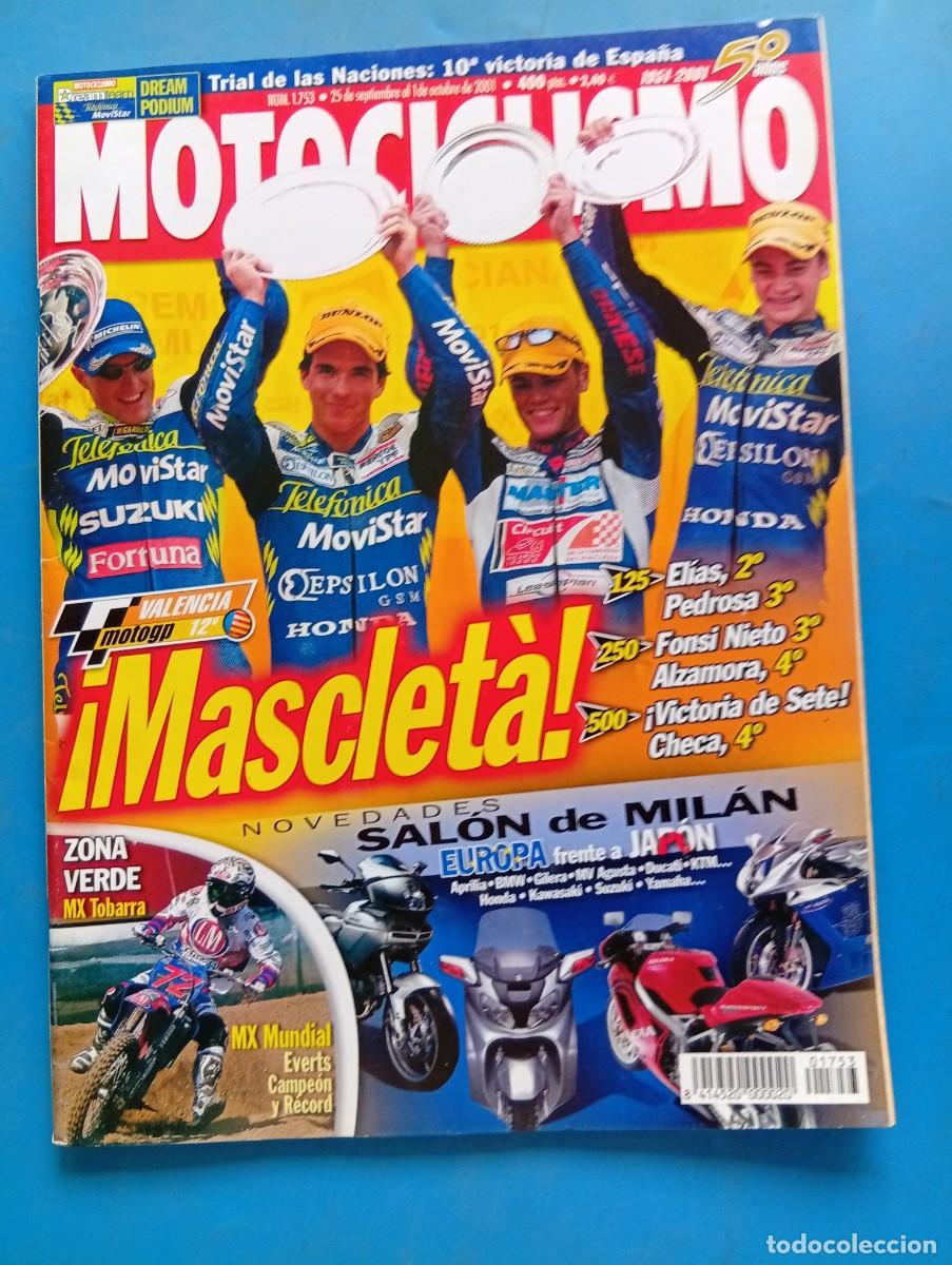 Automobili e Motociclette: MOTOCICLISMO. N&ordm; 1753. OCTUBRE 2001. PRUEBA: HONDA STX 1200 PAN-EUROPEAN. SAL&Oacute;N DE MIL&Aacute;N. G.P..LEER