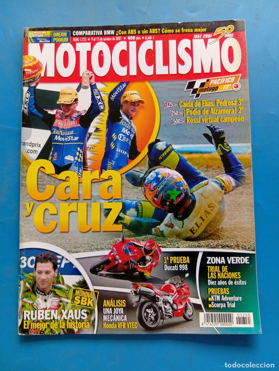 Automobili e Motociclette: MOTOCICLISMO. N&ordm; 1755. OCTUBRE 2001. PRUEBA: DUCATI 998 R. ENTREVISTA: RUB&Eacute;N XAUS. TRIAL... LEER.