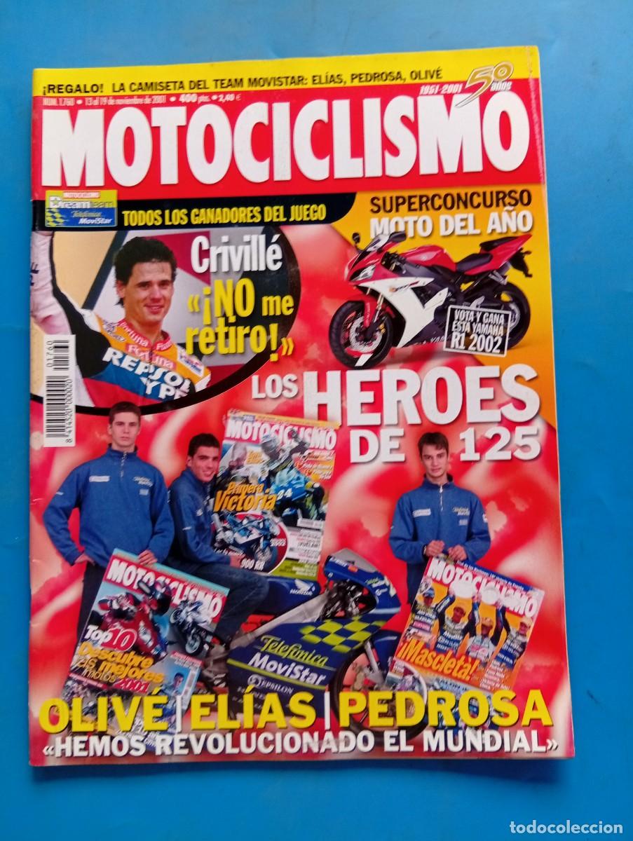 Coches y motocicletas: MOTOCICLISMO. N&ordm; 1760. NOVIEMBRE 2001. PRUEBA: YAMAHA BT 1100 BULLDOG. BENELLI TORNADO 900 SBK. LEER