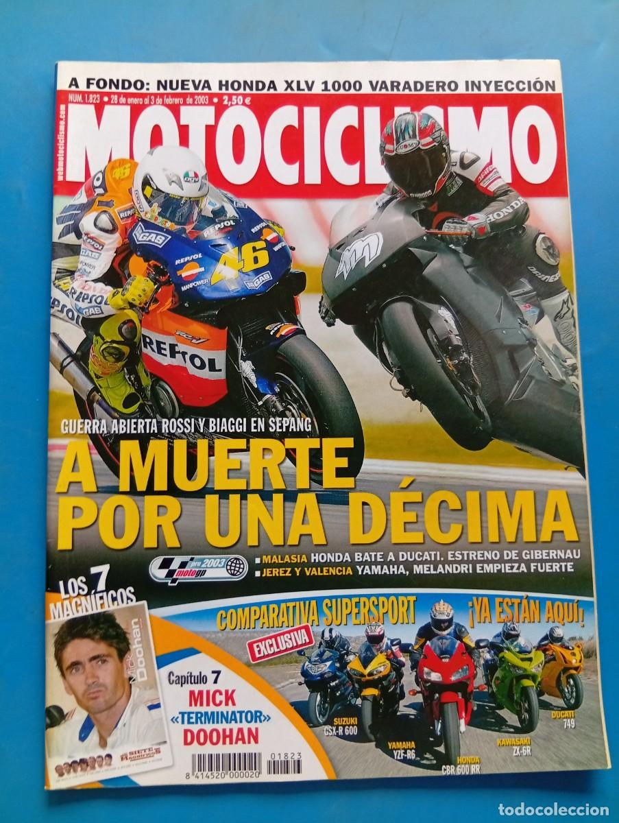 Coches y motocicletas: MOTOCICLISMO. N&ordm; 1823. ENERO 2003. GUERRA ABIERTA ROSSI Y BIAGGI EN SEPANG. MALASIA HONDA .... LEER.