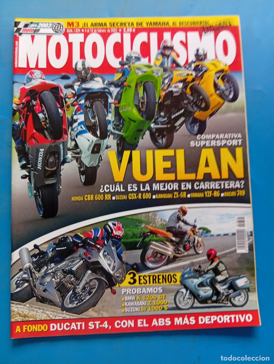 Coches y motocicletas: MOTOCICLISMO. N&ordm; 1824. FEBRERO 2003. COMPARATIVA SUPERSPORT. HONDA CBR 600 RR. SUZUKI GSX.... LEER.
