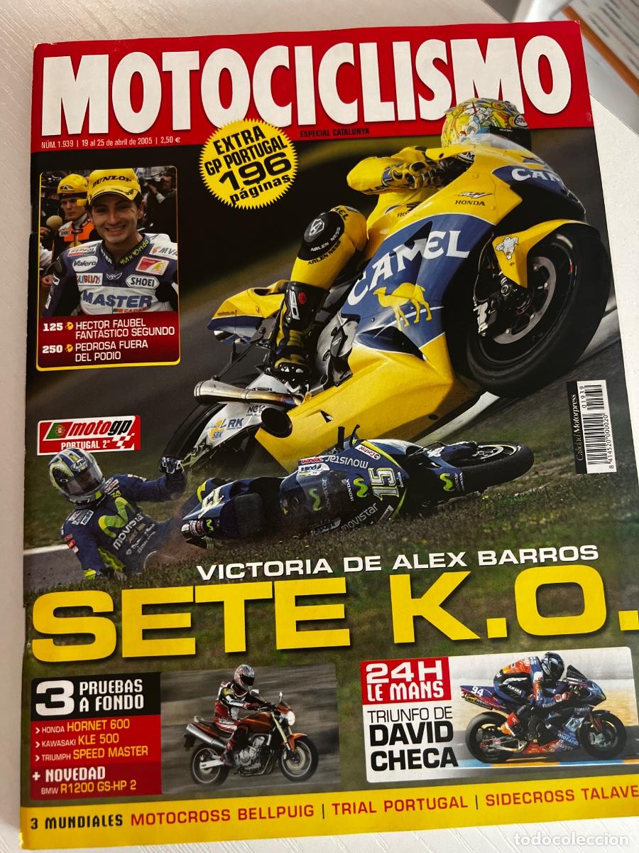 Coches y motocicletas: MOTOCICLISMO. N&ordm; 1939 ABRIL 2005. HONDA HORNET 600. KAWASAKI KLE 500. TRIUMPH SPEED MASTER... LEER.