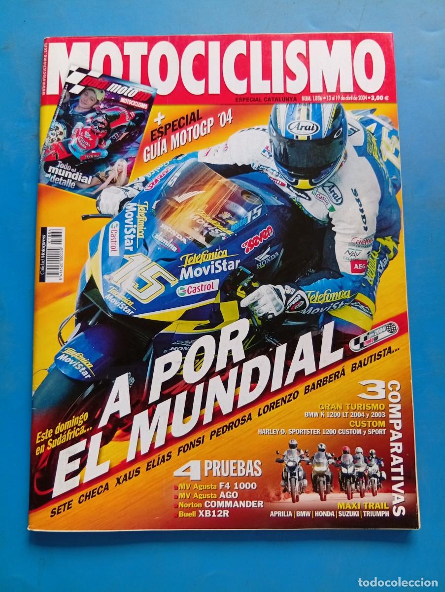 Coches y motocicletas: MOTOCICLISMO. N&ordm; 1886. ABRIL 2004. PRUEBA: BMW K-1200 LT. BUELL XB 12 R FIREBOLT. MV AGUSTA F4. LEER